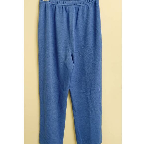 St. John Sport Pants Royal Blue Small Pull On Marie Gray Wool Blend - Picture 4 of 6